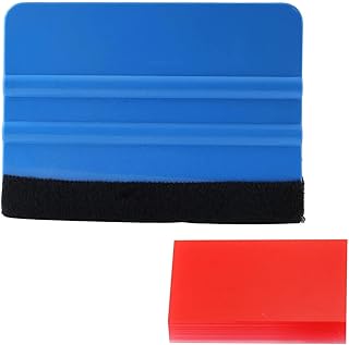 PZRT 2pcs Squeegees Screen Printing Tools for Applying Transfer Paste or Ink DIY Silkscreen Printing Ink Rubber Scraper Board Tools 1.97in x 1.18in, 3.94 in x 2.8 in