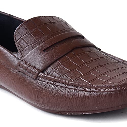 Image of AJANTA Men's Slip-on PVC Loafer | Water Proof & Rain Shoes | Anti Skid Outsole for Firm Grip | Lightweight & Comfortable Formal Moccasins for Office & Party