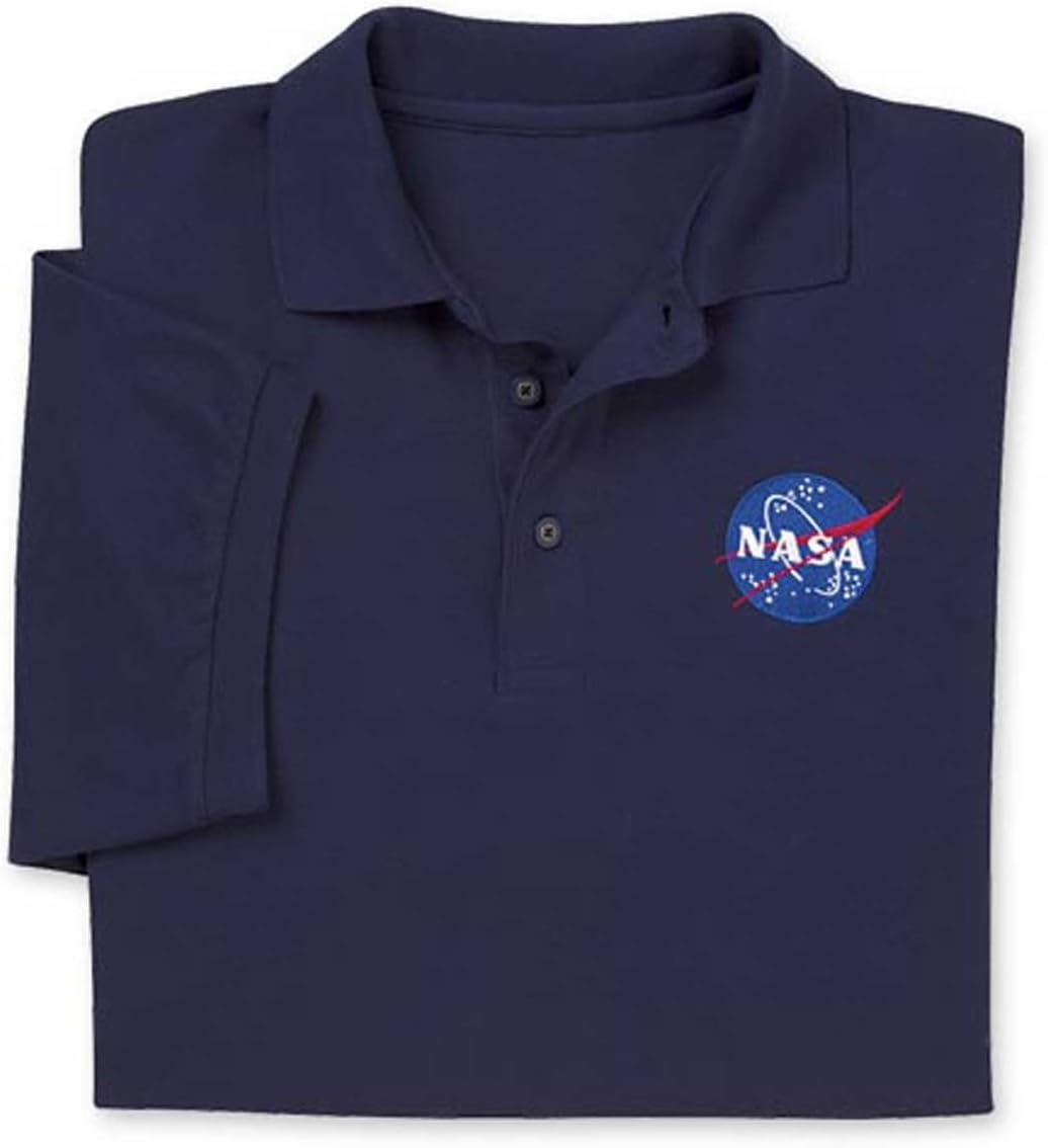 ComputerGear NASA T Shirt Polo Golf Space Science Geek Officially Licensed