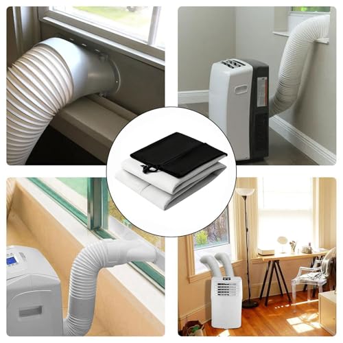 Conducto HVAC con aislamiento térmico y cubierta protectora de aire acondicionado portátil 4