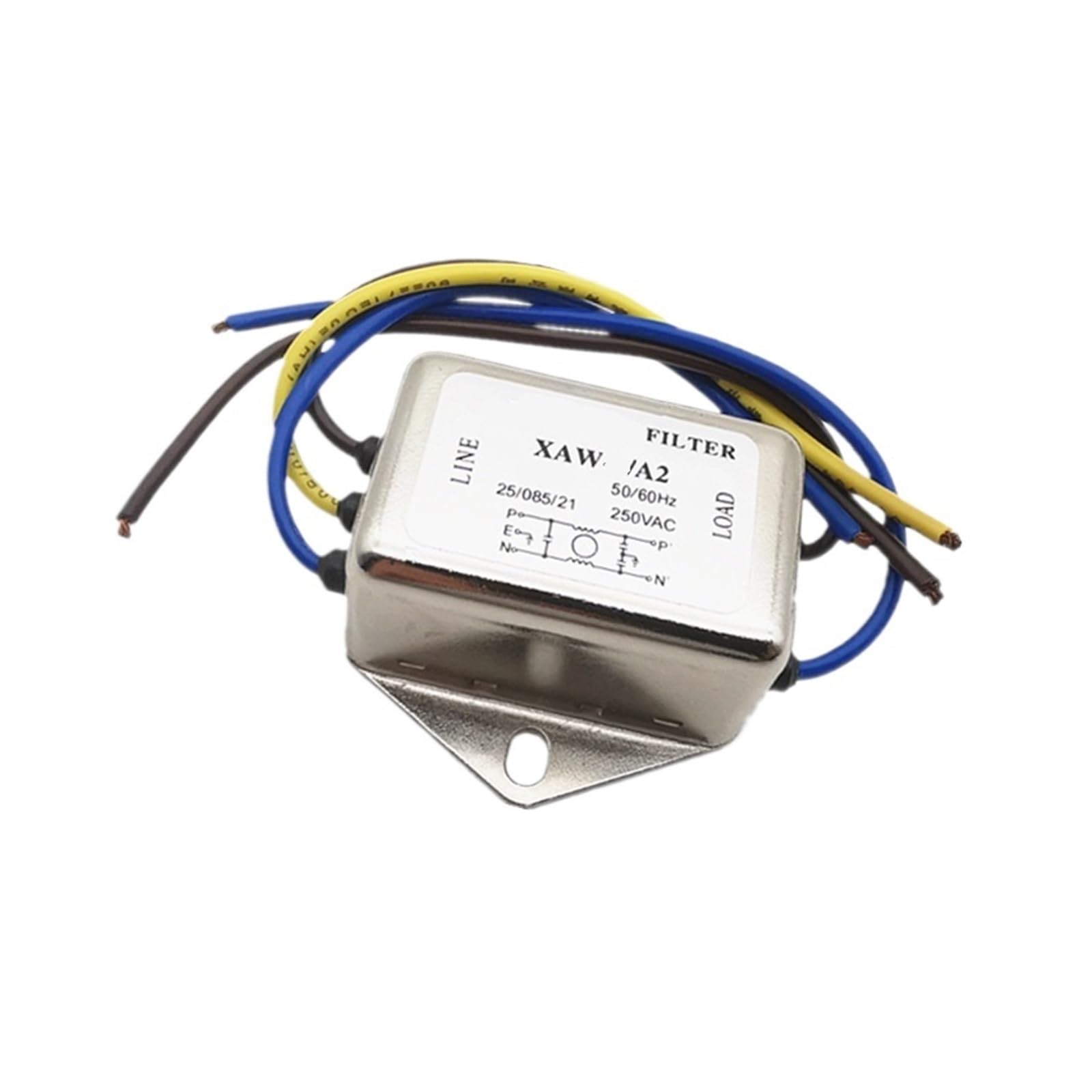 Filtro de alimentación de CA XAW-6-A2 purificador de energía de 220V 6A para red eléctrica doméstica