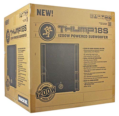 image for Mackie THUMP Series, 18-Inch 1200-Watt Subwoofer with Professional ban