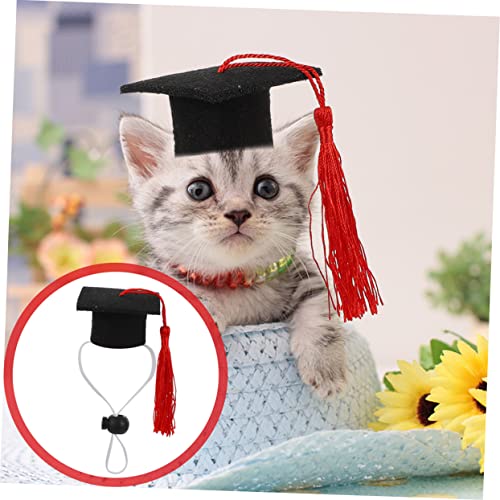 Set 2 Gorras Graduación para Mascotas Yardwe miniatura 5