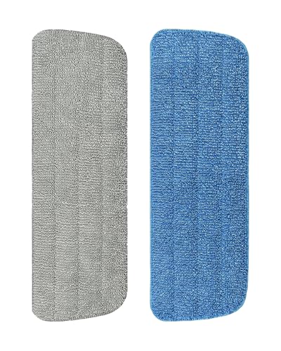 TPZORJX 2 pcs Microfibra de Repuesto para Mopa,recambio mopa,fregona mopa,Recambio de Mopa de Microfibra,Compatible con Todo Spray Mops & Reveal Mops,Recambios de Mopa Lavables y Reutilizables