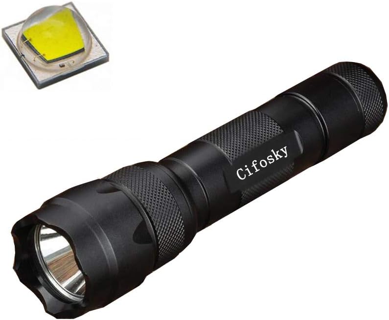 C502 Original Cree XM-L2 U3 LED 1000 Lumen Single Mode Mini Portable Tactical Flashlight Bright Torch with Clip