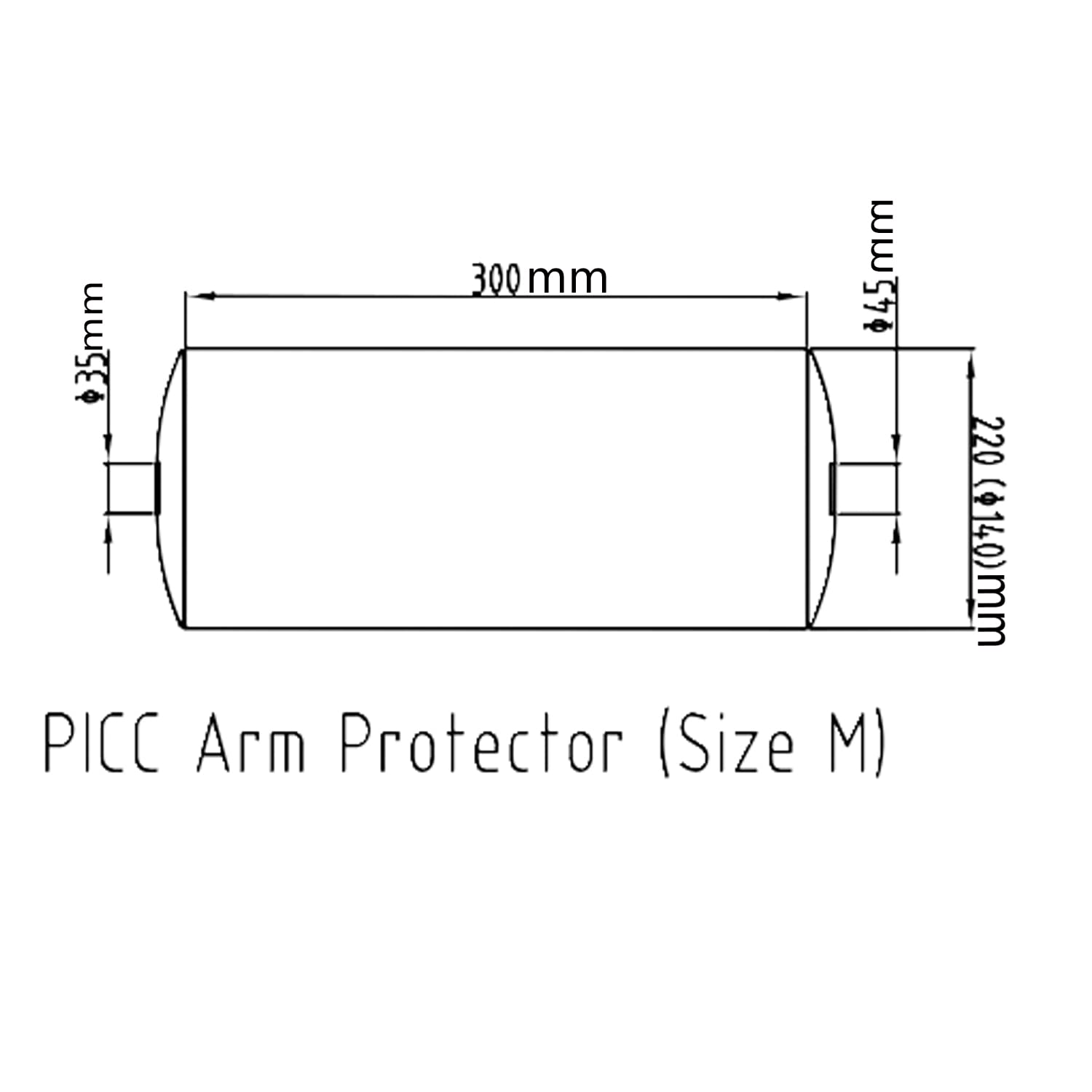 HKF HO KI HO Adult PICC Line Covers for Shower,Waterproof Cast Cover Arm & Elbow,Stretchy Neoprene Seal & Reusable PVC Cast Bags,30cmx22cm - Image 2