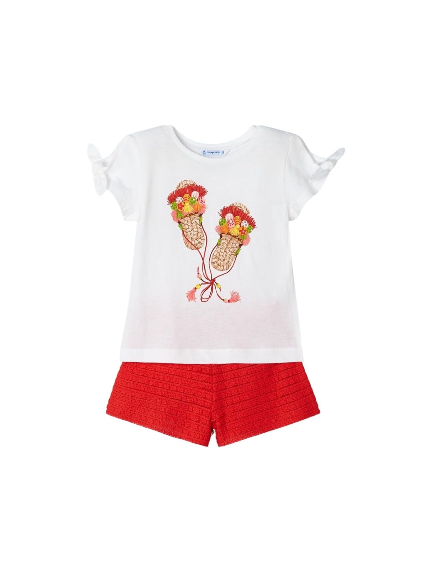 Mayoral Conj. Short Volantes para niña