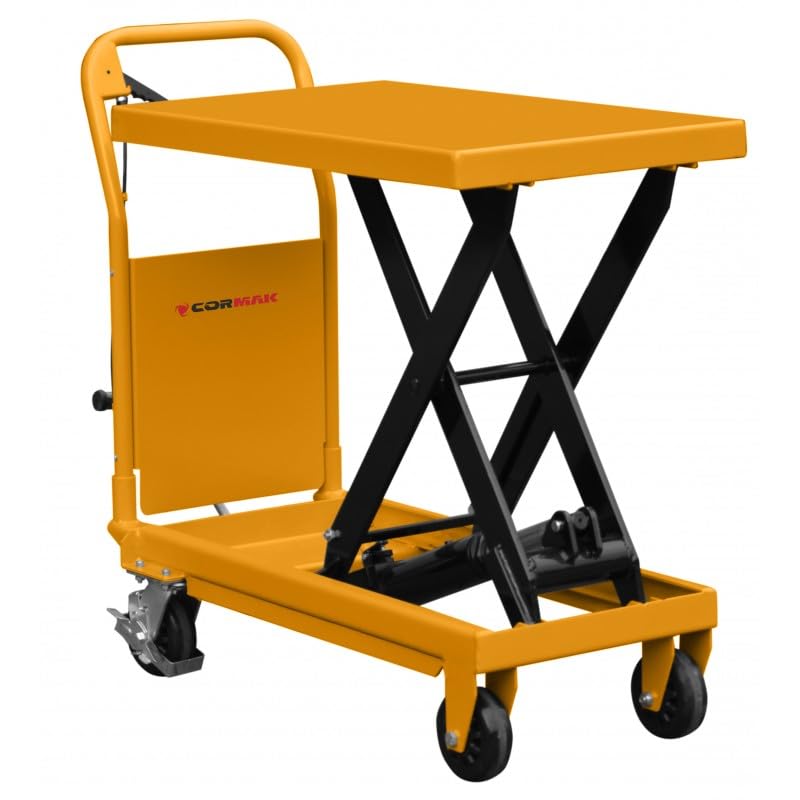 CORMAK TA50 Plattform Scherenwagenheber Pumpenwagen Laufkatze Lager 500 kg