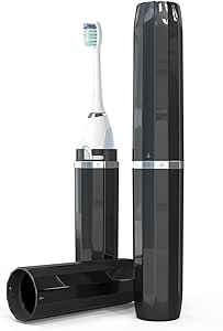 Long Ventilated Electric Toothbrush Travel Case, Portable Holder, Fits Most Standard Straight Electric Toothbrushes