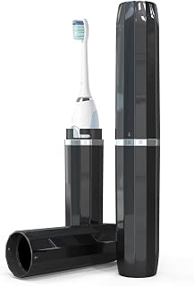 Electric Toothbrush Travel Case, Universal Fit for Most Electric Toothbrushes, Ventilation Design Portable Holder Cover for Men and Women, Travel Essentials for Business Trip & Vacation (Black)