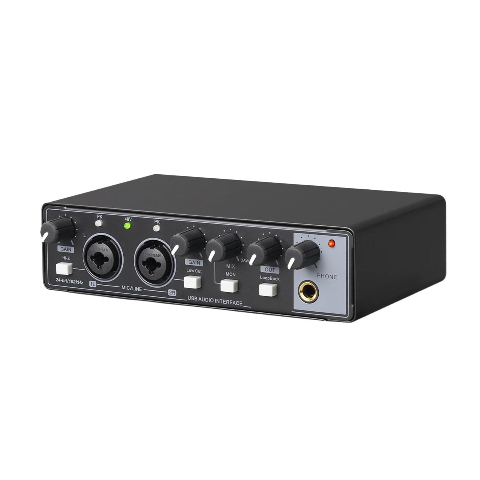 Profesjonalny Monitor Karty Dźwiękowej Audio, Konwerter AD 24-bit/192 KHz Do Nagrywania Gitary Elektrycznej, Studio, Transmisja Na Żywo