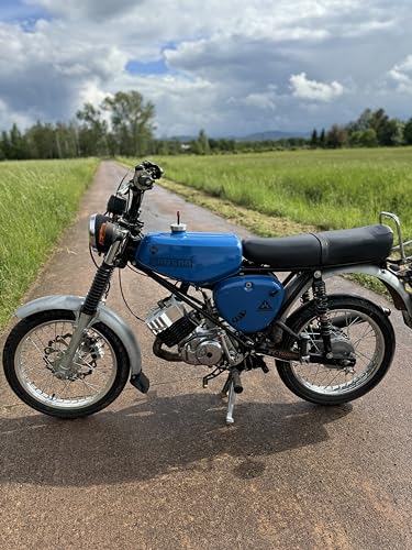 Transparente Simson S51B Aufkleber IFA Electronic Tank Seitendeckel Hell Premium