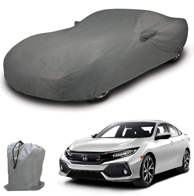 Image of ARCUATE Triple Layer Custom fit Car Body Cover for Honda Civic New |Top Layer Dustrproof | Middle Layer Waterproof | Bottom Layer Scratch Protection | Outdoor Indoor Fabric