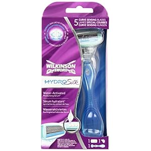 Wilkinson Sword Hydro Silk Damen Rasierer, mit 1 Klinge und Halterung, 1 St