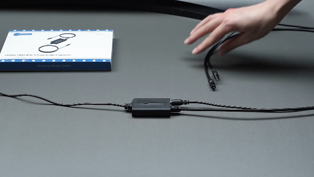 Convertitore Audio AUTOUTLET Da 3,5mm A Toslink SPDIF - Analogico A Digitale Con Cavo Ottico - Per TV, PC, Home Theater - Foto 3