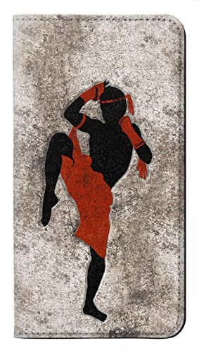 Etui Muay Thai Kickboxing en cuir flip housse pour iPhone Air