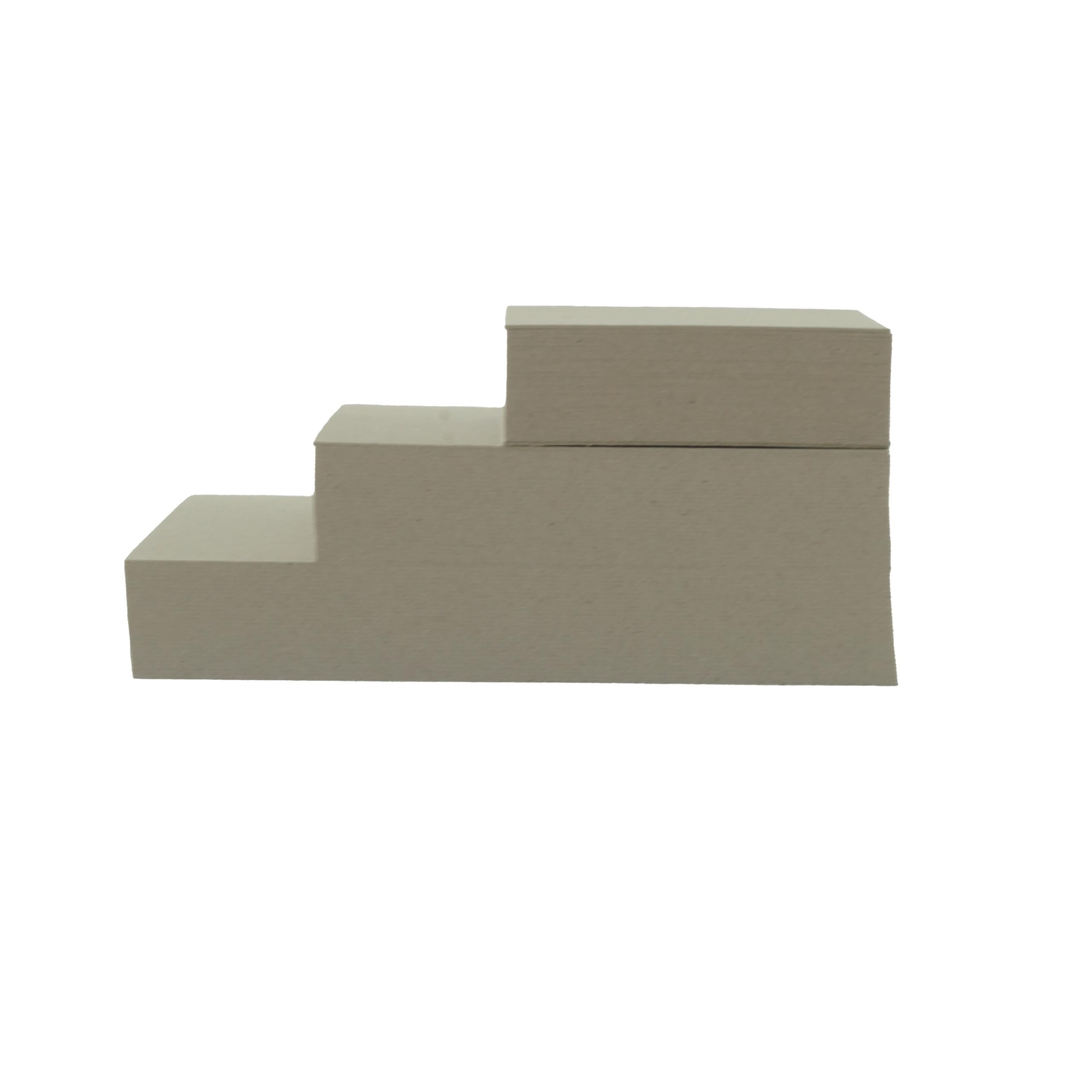 Graukarton Graupappe 50x75cm 1mm 750g/m² glatt Buchbinderpappe Bastelkarton Bastelpappe Karton Einleger Trenner Zwischenlagen Zuschnitt - 10-100 Bogen