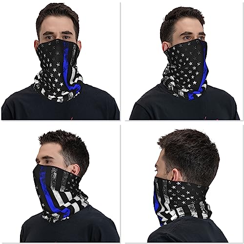 Image of 4Pcs Magic Headwear Neck Gaiter Tube Scarf Headbands Bandana Balaclava for Outdoor Running Cycling Skating Work Out