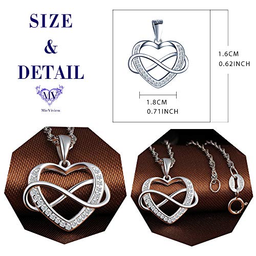 MicVivien donne collana in argento 925 con amore