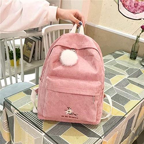 Versión Coreana De La Nueva Mochila Salvaje Linda Dulce Pequeña Bolsa Fresca Bordado