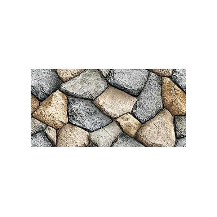 Buy AWERT 72x24 inches Vinyl Stone Aquarium Background Rocky Fish Tank