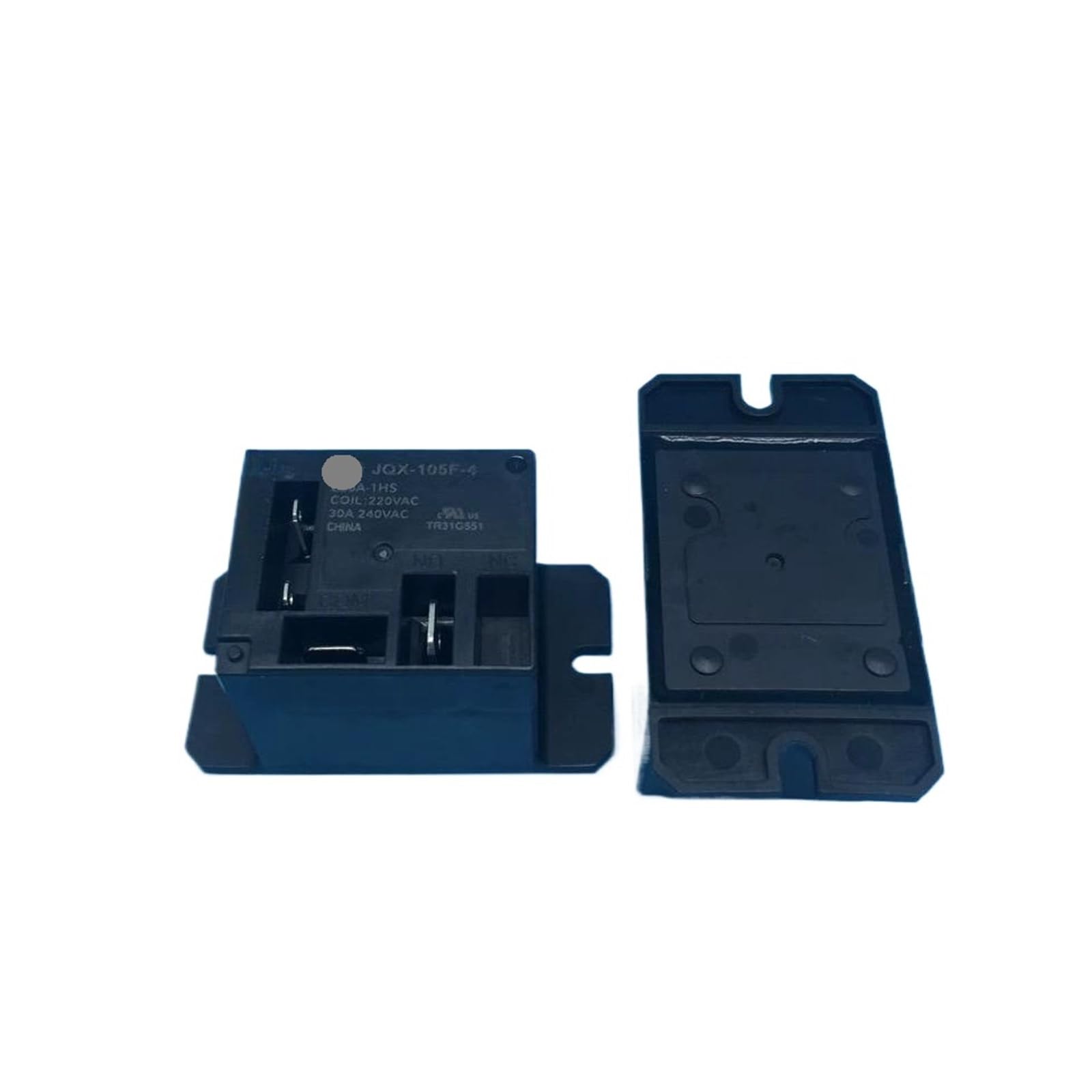 Relais JQX-105F-4-220V-1HS pour remplacer un contacteur défectueux de 30A