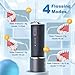 Water Flossers for Teeth - Portable Electric Flosser for Teeth with 4 Modes & 5 Jet Tips Self-Cleaning Function USB Rechargeble IPX7 Cordless Water Flosser
