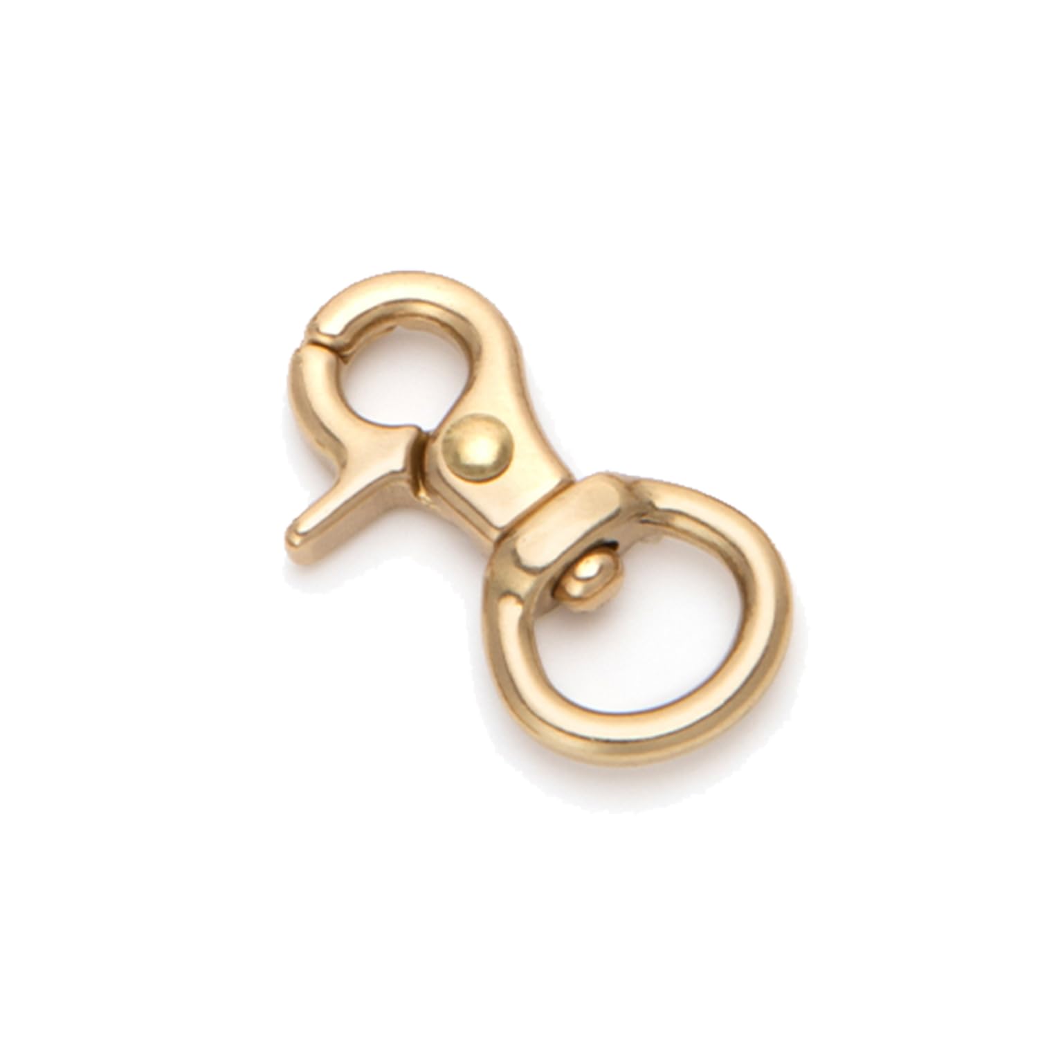 WUTA Solid Brass Trigger Snap Hooks Lobster Clasps Swivel Trigger Snap Hooks for Straps Bags Belting Leathercraft Heavy Duty Clips