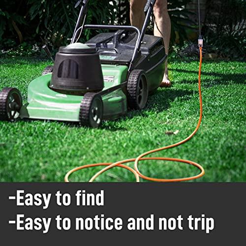 Firmerst 25 Ft 14/3 Lighted Outdoor Extension Cord Sjtw Flat Plug #TOP2