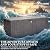 YITAHOME XXL 240 Gallon Extra Large Deck Box, Waterproof Resin Outdoor Storage Box with Lock and 3-Person Bench Seating for Patio Furniture Cushions,Garden Tools & Pool Accessories, Dark Brown