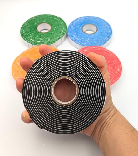Image of Eva Foam pre Cut Tape Rolls, Double Side Adhesive (Black)