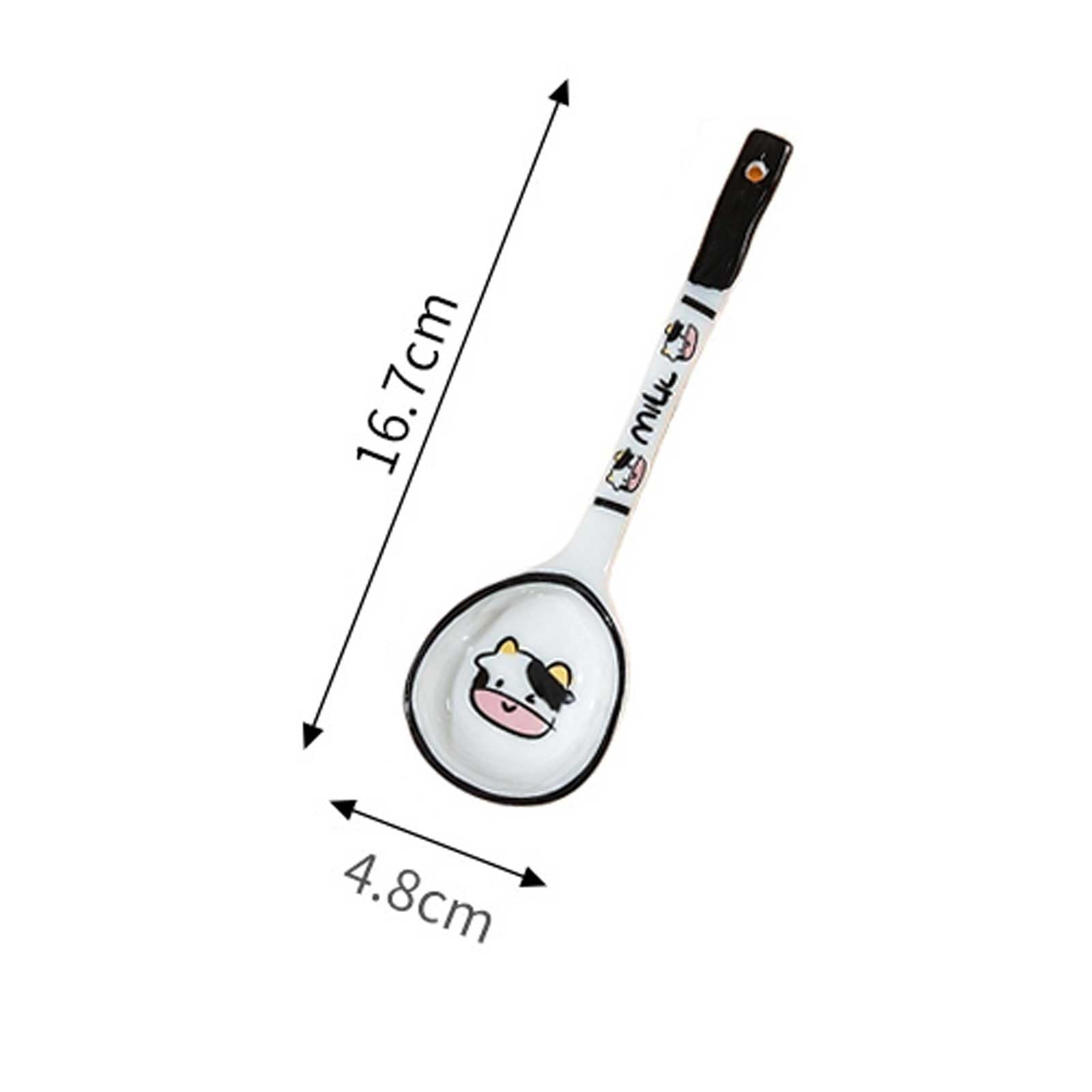Amazon.com: DINBOZ26X Tablespoons Ceramic Long Handle Spoon with