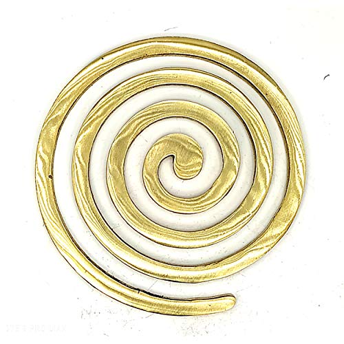 Image of Plus Value Brass Helix Vastu Remedies for North-West Main Door, Entrance, Kitchen, Bedroom Vaastu Dosh Defects Home, Office, Shop, Factory (1pc)