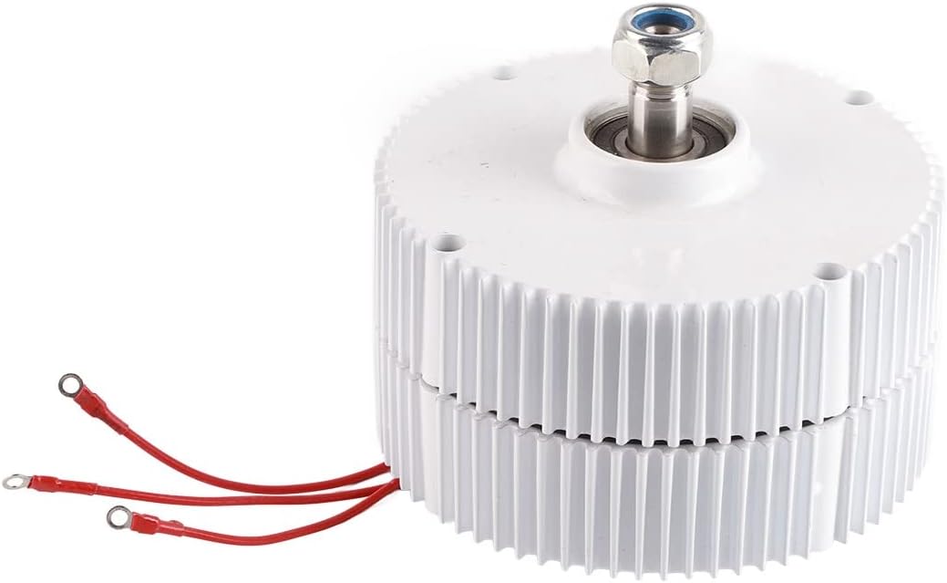 Fafeicy 400W Wind Generator 24V Permanent Magnet Generator NE-400, Energy Saving, for Industry Use, to High/Low Temps, Convenient to Use (Motor + Rectifier)