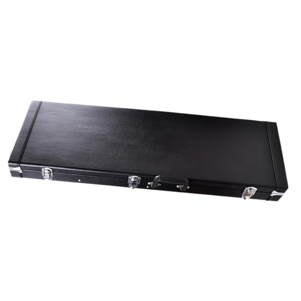 Caja De Almacenamiento Guitarra Eléctrica Antigolpes | anticaídas, estructura de madera, bisagras metálicas, espacio para partituras