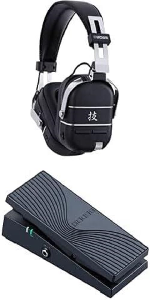 BOSS Waza-Air Wireless Personal Amplification System Bündel mit BOSS EV-1-WL Wireless Midi Expression Pedal