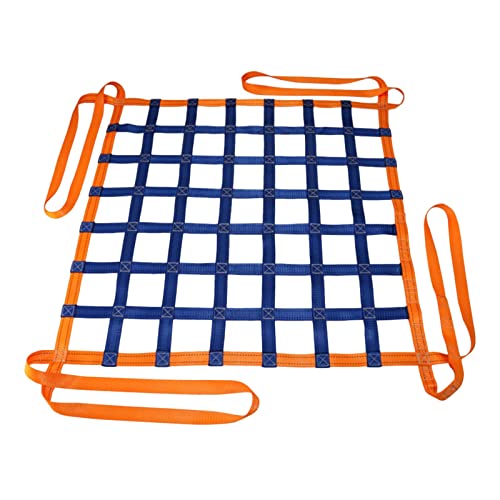 Red de carga de poliéster Bungee, Red de carga de paletas de 3x3m, Red de carga de elevación para carga y descarga de mercancías, Red de carga de carga, Red de seguridad de protección, Personalizable Cover