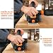 TACKLIFE Cepillo Eléctrico Madera 710W 16500RPM, Ancho de cepillado de 82 mm...