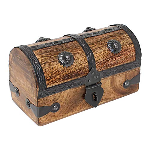 Nautical Cove Treasure Chest Keepsake and Jewelry Box Wood - Toy Treasure Box