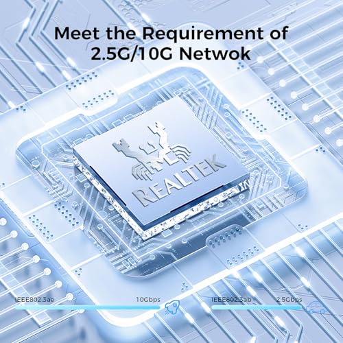 Image of Network Ethernet Switch,2.5 Gigabit Portable, Plug&Play,Fanless Housing,Black, for Home /Office,8*2.5G with 1*10G SFP