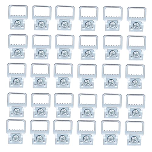 Image of 50pcs Picture Hangers Heavy Duty Hooks for Frames and Art Photo Hanging Hardware for Easy Wall Mounting for Home and Classroom Decor