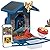 Smart Bird Feeder with Camera, AI Identify Birds, 2.4GHz/5GHz, Solar Powered, Squirrel Proof, Instant Notifications, 2K Live View Camera Bird Feeder for Outdoor