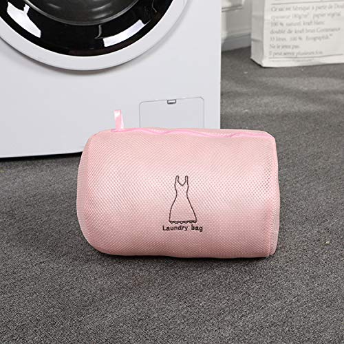 Rong Laundry Wash Bags with Zipper,Fabric Durable Mesh Laundry Bags for Delicates Reusable Travel Organization Laundry Bags for Blouse Hosiery Stocking Underwear Bra Lingerie(7Pack)