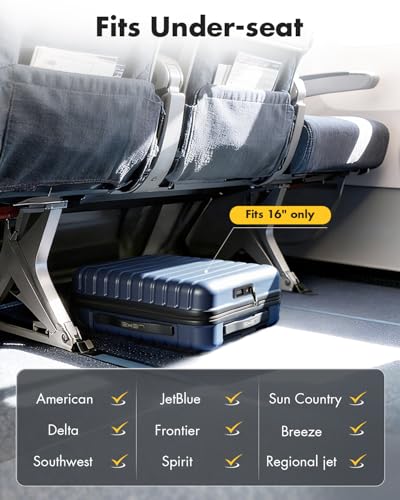 Lekesky 16 Inch Underseat Luggage