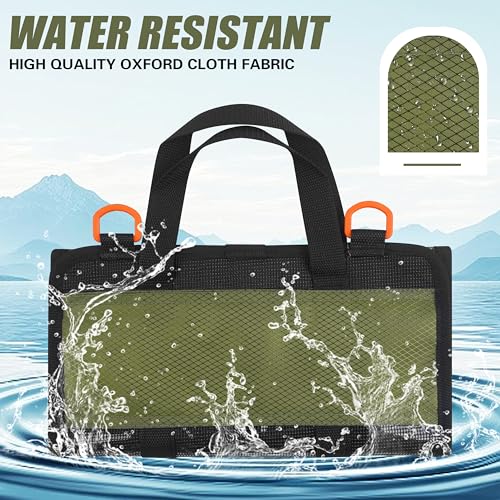 Bolsa Organizadora para Señuelos de Pesca OROOTL con 6 Bolsillos, Cubierta Protectora PVC, Duradera, para Pesca en Agua Salada y Dulce miniatura 4