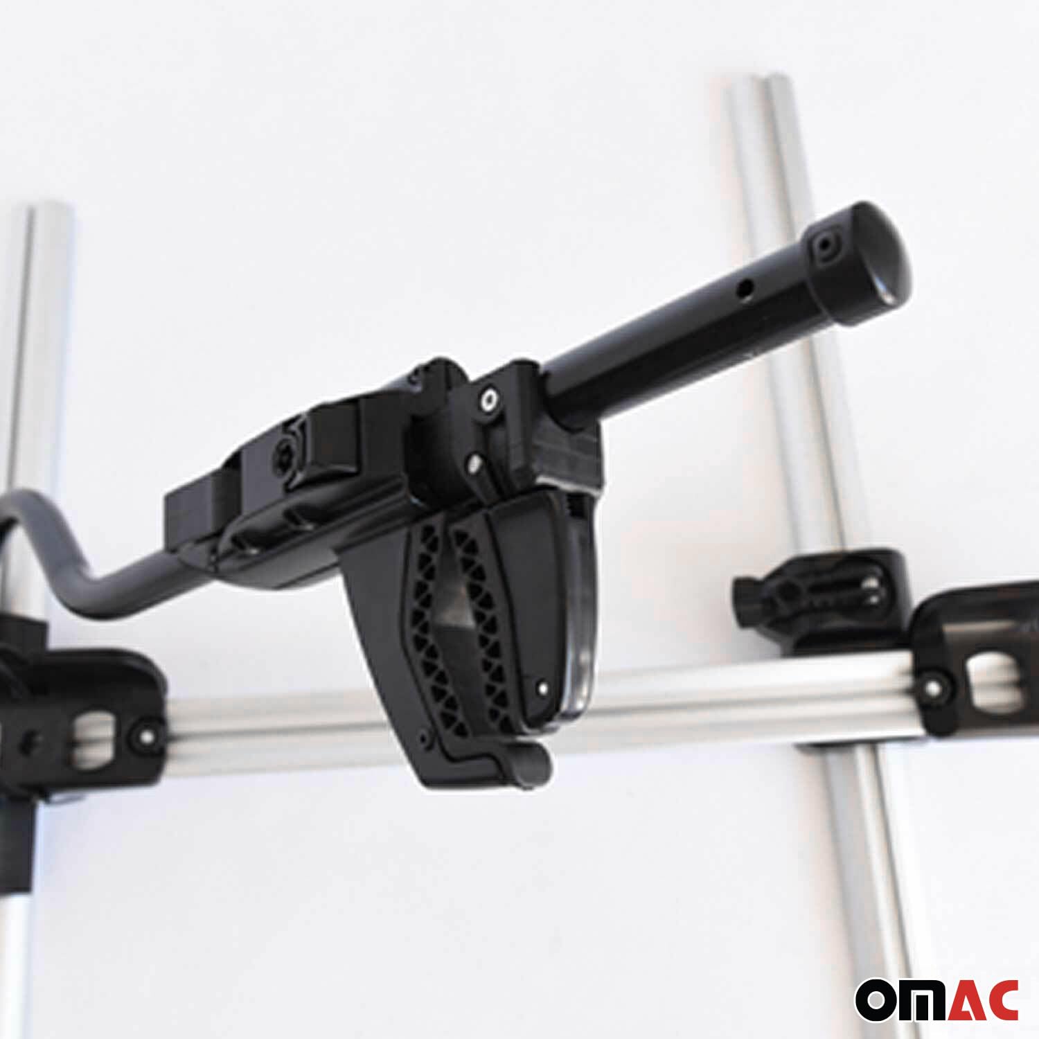 Farad P-Style - Portabici da tetto per auto, fino a 25 kg, in acciaio certificato ABE, universale per tetto, portabici con serratura, set da 2
