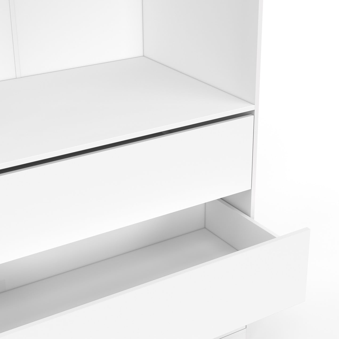 IDMarket - Dressing TAYLOR 80 x 55 x 200 cm blanc