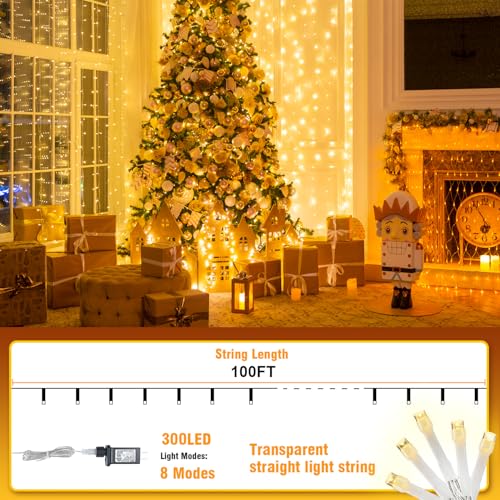 100FT Warm White String Lights - Additional View
