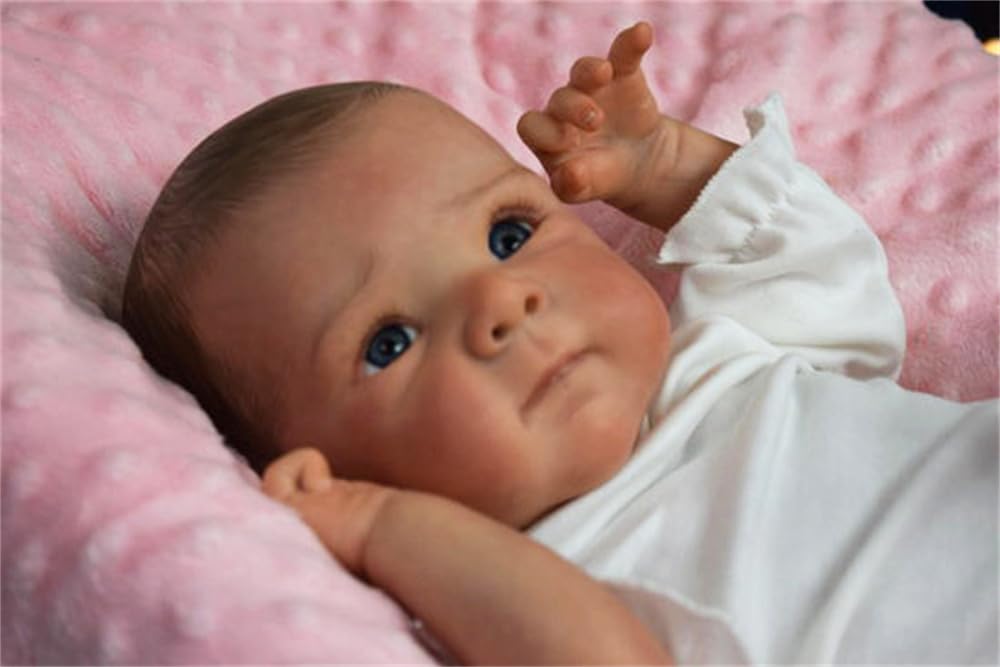 Zero pam Reborn Baby Lebensechte 45CM Babypuppen Puppe Wie Echtes Baby Echte Babypuppe Newborn Reborn Puppe