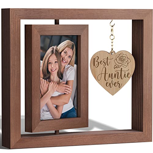 Aunt Gifts from Niece Nephew, Best Aunt Ever Gifts Christmas Gifts for Aunt Auntie Gifts, Best Aunt Picture Frame with…